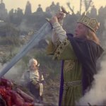 "All hail Casiodorus Rex, dragonslayer!"
