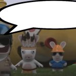 Soldier Rabbid Yelling meme