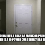Showdowns in a nutshell. | ME GOING INTO A BUSH AS FRANK OR PRIMO THE BUSH I ENTER IS A 10 POWER CUBE SHELLY IN A SHOWDOWN. | image tagged in gifs,brawl stars,bush | made w/ Imgflip video-to-gif maker