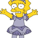 Lisa Simpson dress as bellarina