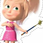 Masha dress as fairy princess