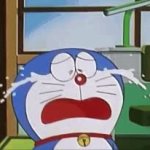 Doraemon Crying GIF Template