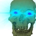 Cursed skull emoji meme