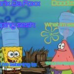 Gebrix and doodle announcement meme