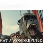 What a Wonderful Day template