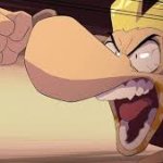 Captain Lazerhawk Rayman throwing hands