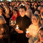charlie kirk mourners