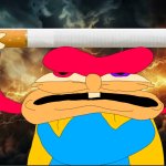 My own crappy oc holding a cigarette