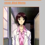 what if shinji's mother never died ? | image tagged in what if this character never died,neon genesis evangelion,anime what if,shinji ikari,moms,animeme | made w/ Imgflip meme maker