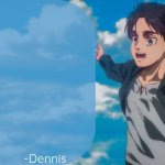 Denji aot announcement template meme