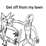 Get off from my lawn