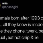 eat hot chip and lie