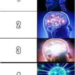 My new meme | 1; 2; 3; 4 | image tagged in memes,expanding brain | made w/ Imgflip meme maker