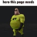 me omw to be the hero this page needs GIF Template