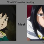 what if gine meets nana ? | image tagged in what if character meeting,dragon ball z,my hero academia,crossover memes,anime meme,mothers | made w/ Imgflip meme maker