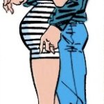 Mary Jane hugging Peter