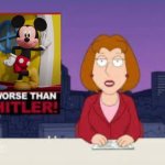 Mickey Mouse Clubhouse + is worse than Hitler | image tagged in worse than hitler,family guy,mickey mouse,mickey mouse clubhouse | made w/ Imgflip meme maker