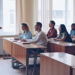 college classroom lecture studying discussion school