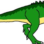 Scarred Croc (Right View)