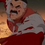 Omni Man beating the shit out of Mark GIF Template