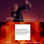 Hellfire meme template