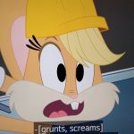 Lola Bunny screaming