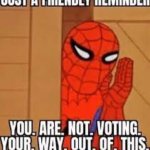 You are not voting your way out of this