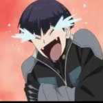 Hoshina laughing
