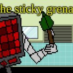 mettaton sticky grenade meme