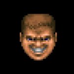 Doomguy evil grin