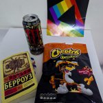 Naked lunch with monster energy