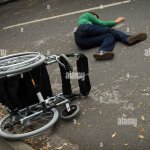 wheel chair falling