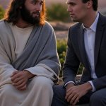Jesus and Charlie Kirk