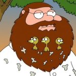 Peter Griffin Beard Birds