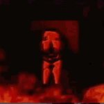 William Afton burning GIF Template