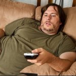 Fat Guy On Couch