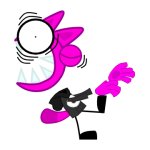 Feral being hurt by air meme