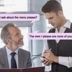 Waiter meme