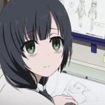Tired Animator Girl