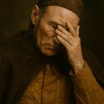 Medieval Picard facepalm