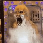 pray | the imgflip mods when i use the word "crap" in a meme: | image tagged in gifs,tweaking,swearing,mild swearing,skeleton | made w/ Imgflip video-to-gif maker