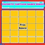 favorite cartoon babes bingo