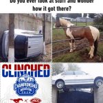 SMU Mustangs meme | image tagged in do you ever look at stuff and wonder how it got there,college football,smu,nfl memes,football,sports | made w/ Imgflip meme maker