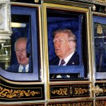 King Charles Donald Trump in Royal Carriage