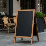 cafe road chalkboard