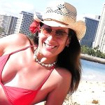 Red Bikini in Hawaii