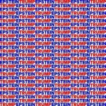 Red, White + Blue. Trump and Epstein joined at the hip forever meme