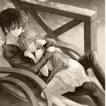 anime snuggle
