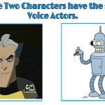 John DiMaggio 2 | image tagged in same voice actor,john dimaggio,teen titans,futurama,dc comics,20th century fox | made w/ Imgflip meme maker