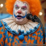 Donald Trump Orange-faced clown MAGA